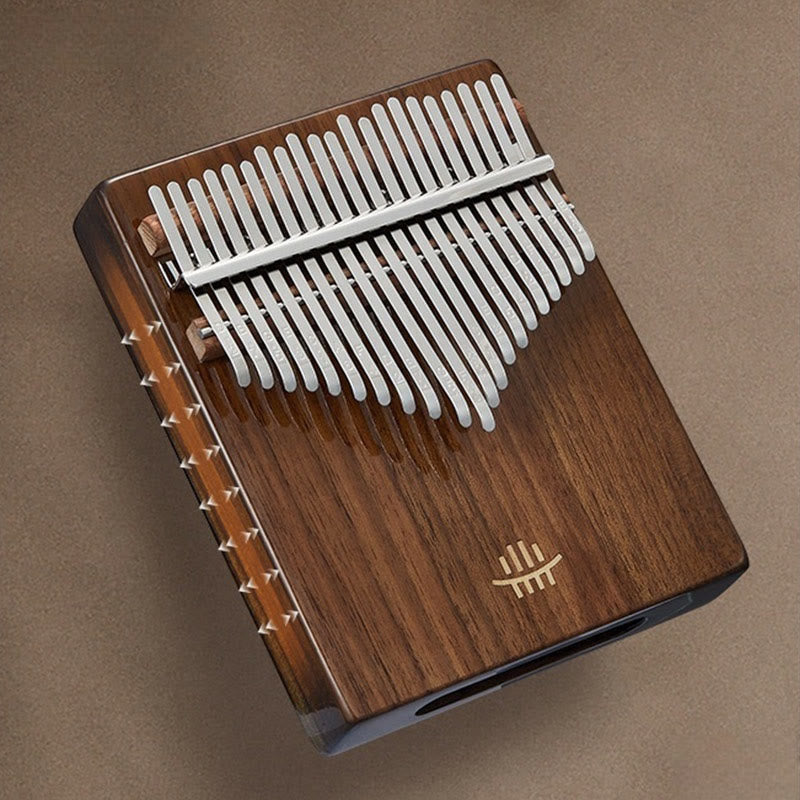 Piano de pulgar Kalimba de 21 teclas Buddha Stones, de nogal, portátil