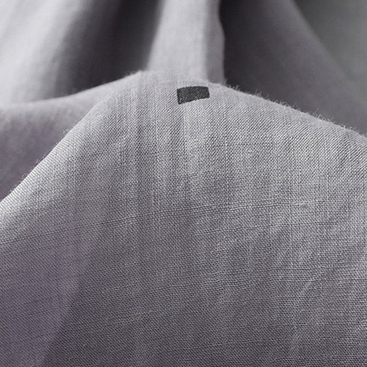 Pantalones anchos de lino y algodón para mujer con diseño de lunares de verano y bolsillos. - image 6