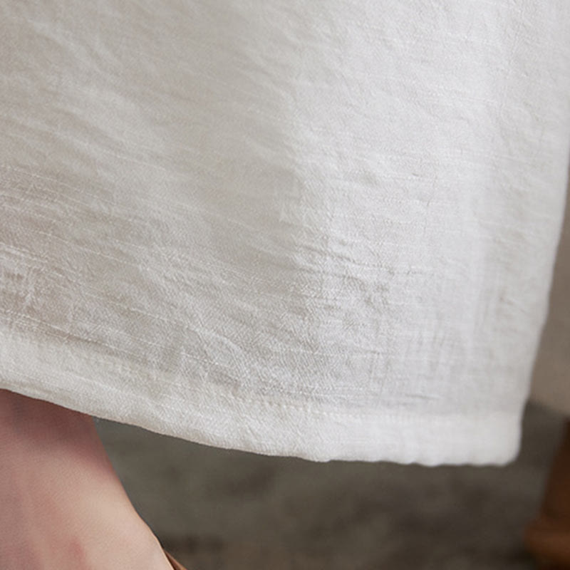 Conjunto de 2 piezas de camisa y pantalones de manga larga con diseño de rana china y botones de Buddha Stones, de algodón y lino, para meditación, zen y tai chi, para mujer. - image 16