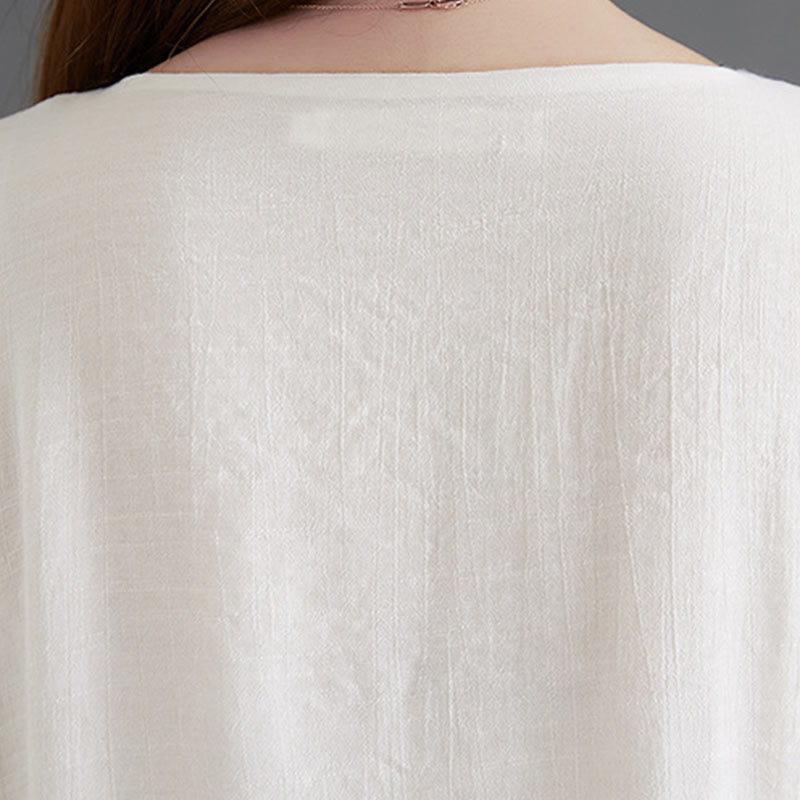 Conjunto de 2 piezas de camisa y pantalones de manga larga con diseño de rana china y botones de Buddha Stones, de algodón y lino, para meditación, zen y tai chi, para mujer. - image 10