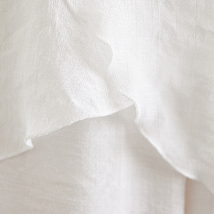 Conjunto de 2 piezas de camisa y pantalones de manga larga con diseño de rana china y botones de Buddha Stones, de algodón y lino, para meditación, zen y tai chi, para mujer. - image 12