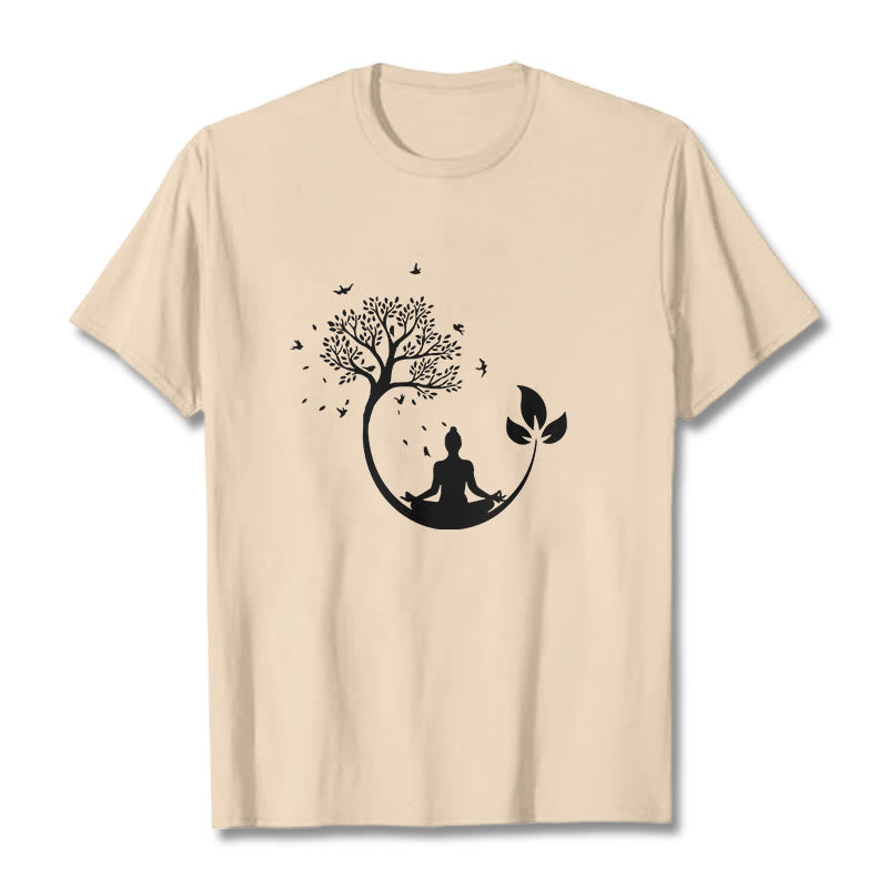 Camiseta de algodón con estampado de Buddha Stones de Buda - Sopa de mariscos - 2XL - image 9