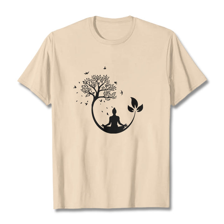 Camiseta de algodón con estampado de Buddha Stones de Buda - Sopa de mariscos - 2XL - image 9