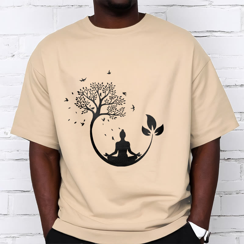 Camiseta de algodón con estampado de Buddha Stones de Buda - image 9