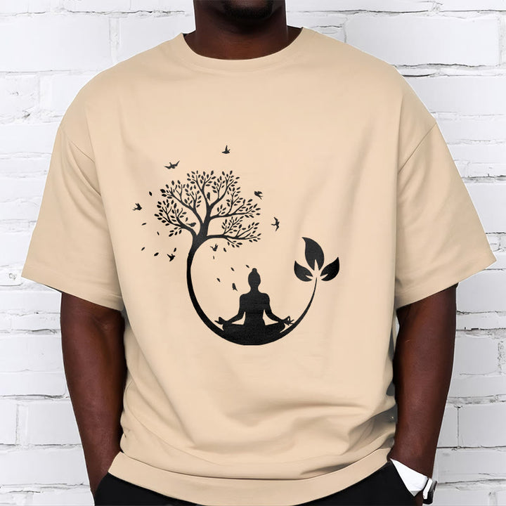 Camiseta de algodón con estampado de Buddha Stones de Buda - image 9