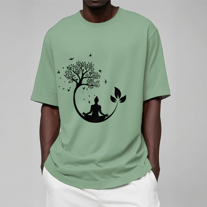 Camiseta de algodón con estampado de Buddha Stones de Buda - image 16