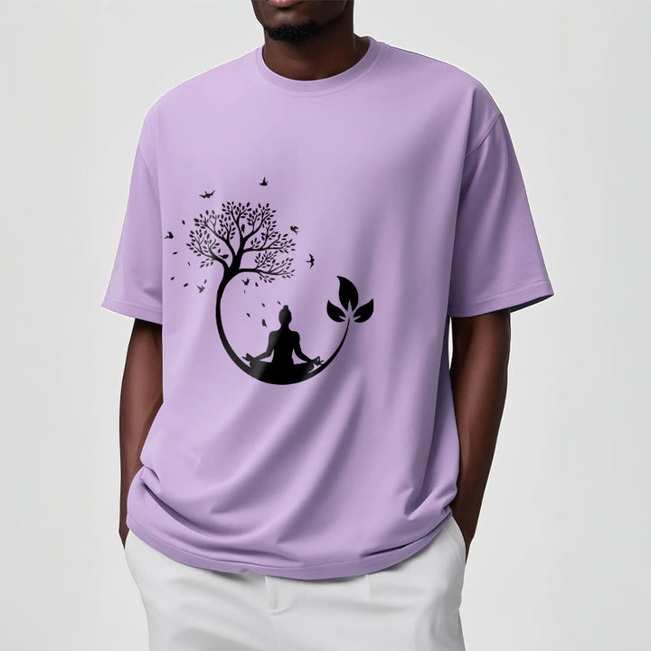 Camiseta de algodón con estampado de Buddha Stones de Buda - image 17