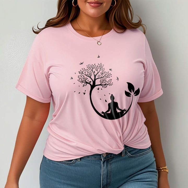 Camiseta de algodón con estampado de Buddha Stones de Buda - image 14