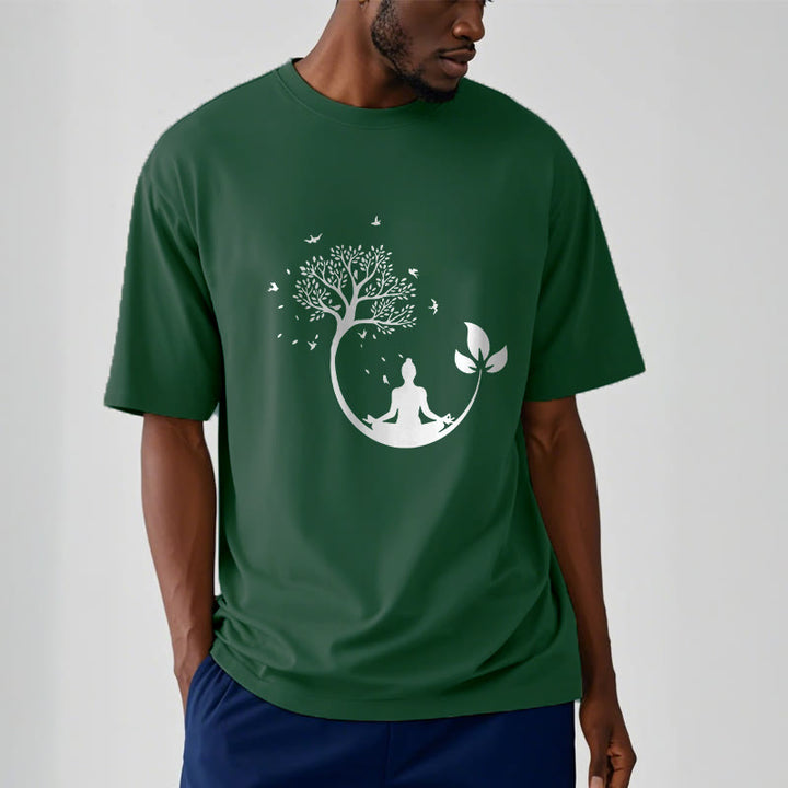 Camiseta de algodón con estampado de Buddha Stones de Buda - image 12