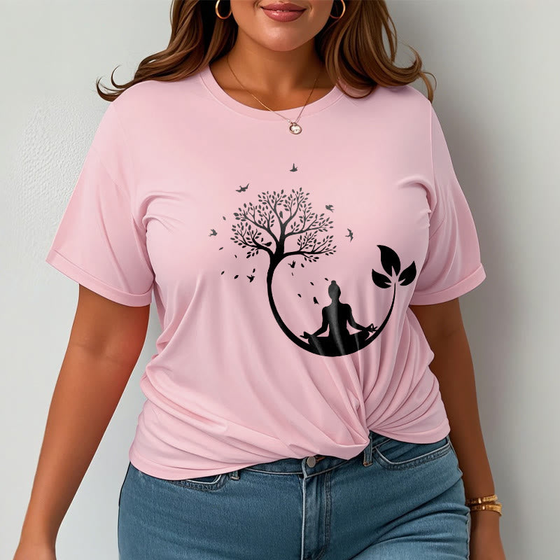 Camiseta de algodón con estampado de Buddha Stones de Buda - image 13