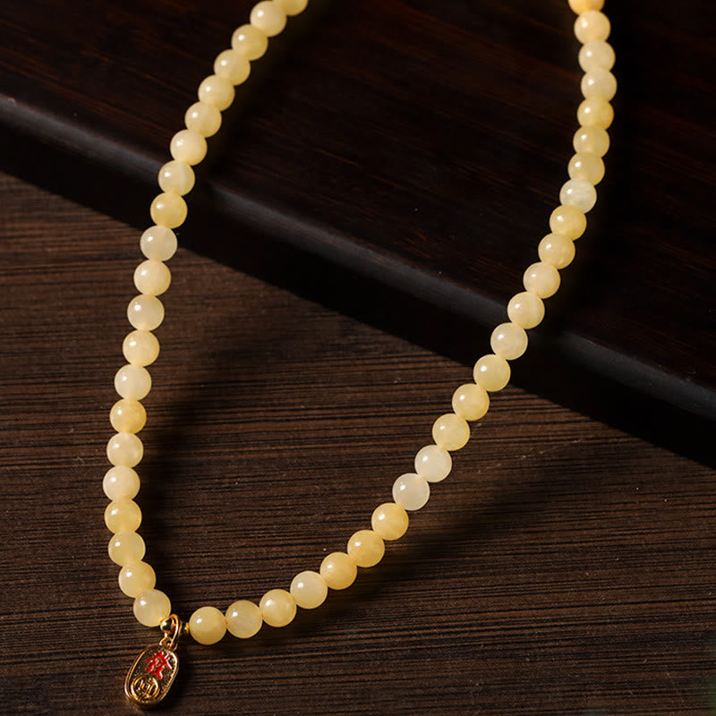 Pulsera de riqueza con doble círculo de cubo de jade y cuentas de topacio de Buddha Stones