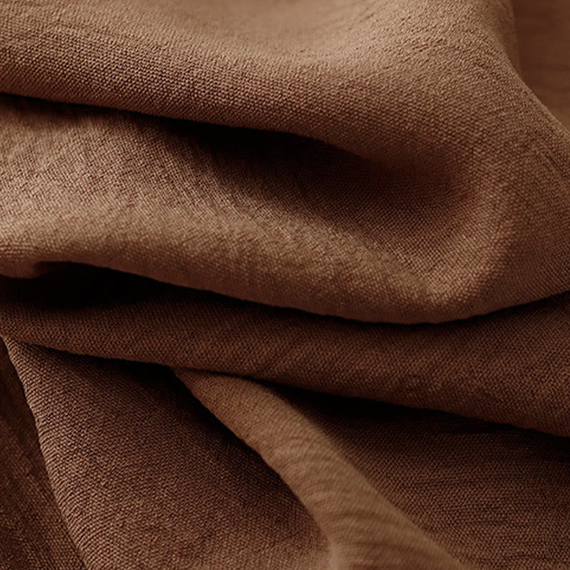 Pantalones cortos de pierna ancha con bolsillos y diseño Buddha Stones sencillo con cordón ajustable para mujer - image 6