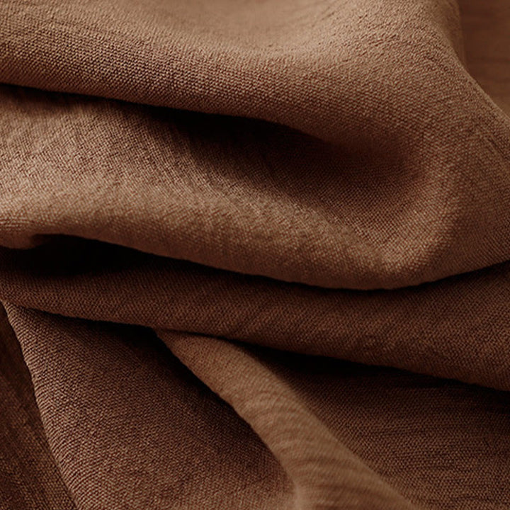 Pantalones cortos de pierna ancha con bolsillos y diseño Buddha Stones sencillo con cordón ajustable para mujer - image 6