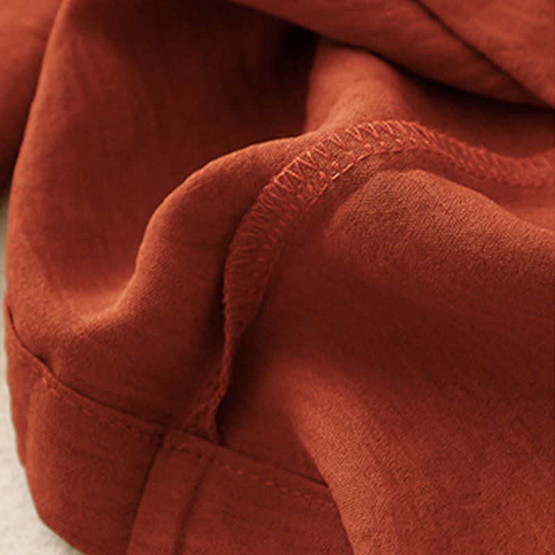 Pantalones cortos de pierna ancha con bolsillos y diseño Buddha Stones sencillo con cordón ajustable para mujer - image 17