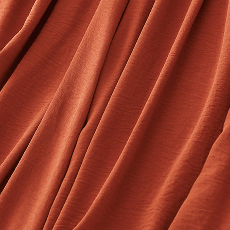 Pantalones cortos de pierna ancha con bolsillos y diseño Buddha Stones sencillo con cordón ajustable para mujer - image 16