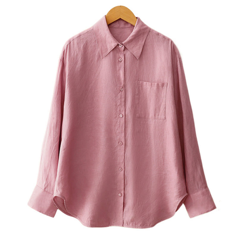 Conjunto de 2 piezas de camisa de manga larga con estampado de Buddha Stones y pantalones cortos para mujer, con bolsillos.