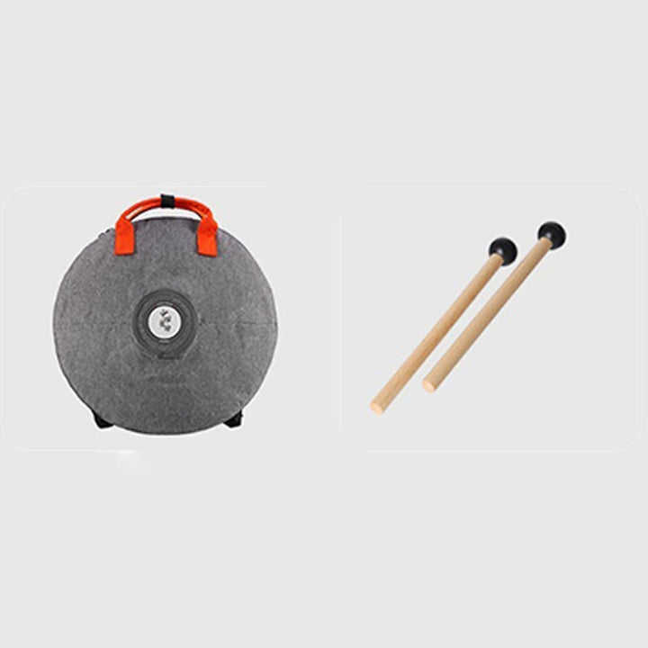 Tambor de lengüeta de acero Buddha Stones, kit de meditación y yoga con sonido curativo, instrumento de 9 notas y 15 pulgadas.
