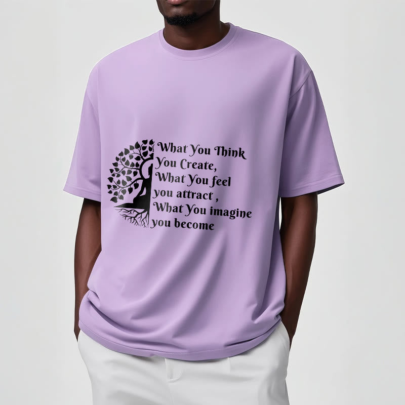 Camiseta con media meditación de Buddha Stones Buddha Tree - image 18