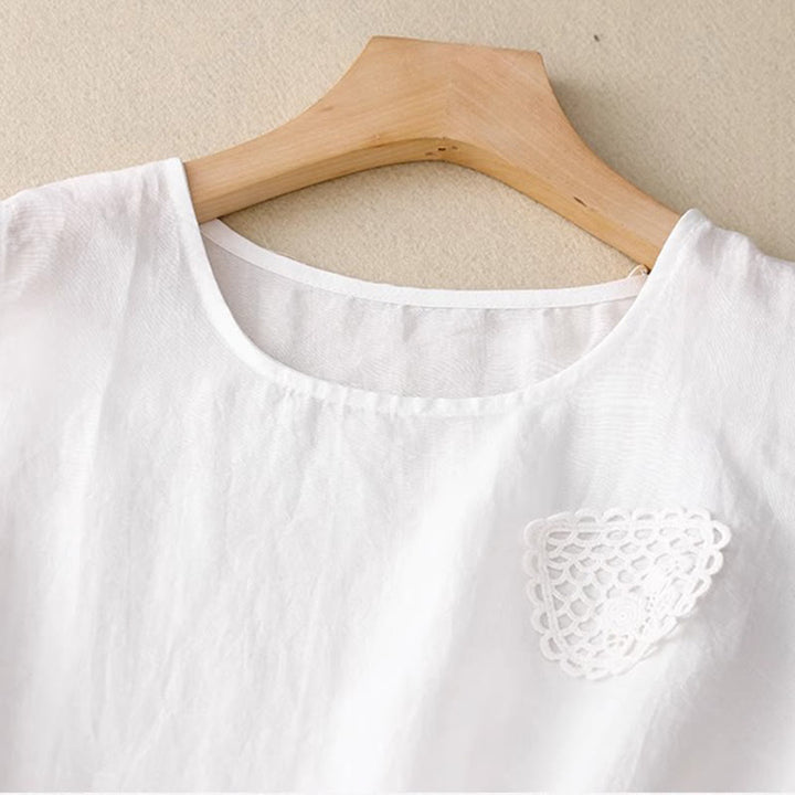 Chaleco sin mangas de cuello redondo para mujer con diseño de patchwork, bordado y Buddha Stones, de color liso y estilo casual. - image 20