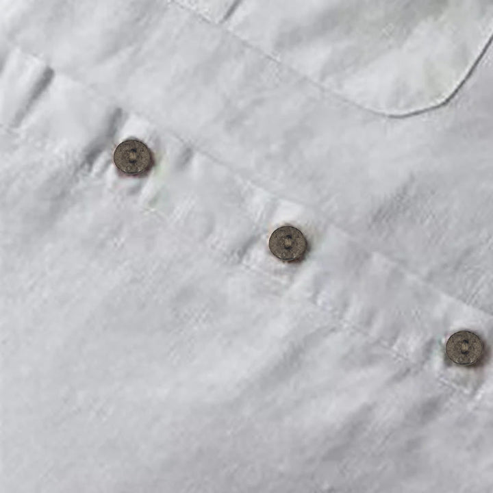 Camisa de mujer de manga larga con botones lisos y bolsillos Buddha Stones - image 2