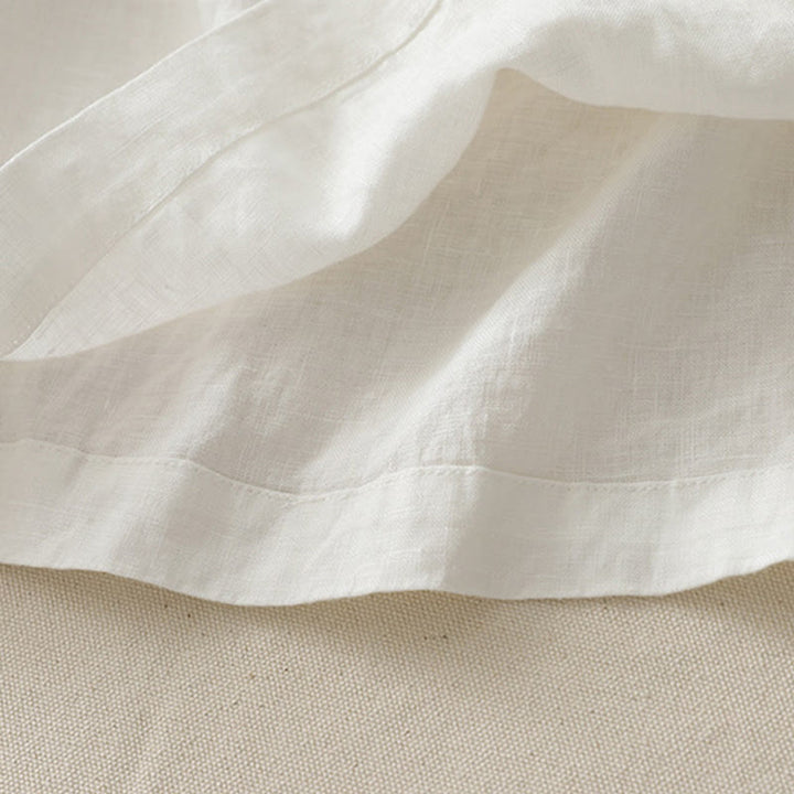 Pantalones casuales Buddha Stones de poliéster con pliegues, pierna ancha y bolsillos para mujer. - image 9