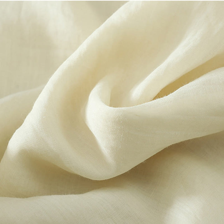 Pantalones anchos de poliéster para mujer, informales, lisos, con forro y cinta elástica, con bolsillos, de Buddha Stones - image 6