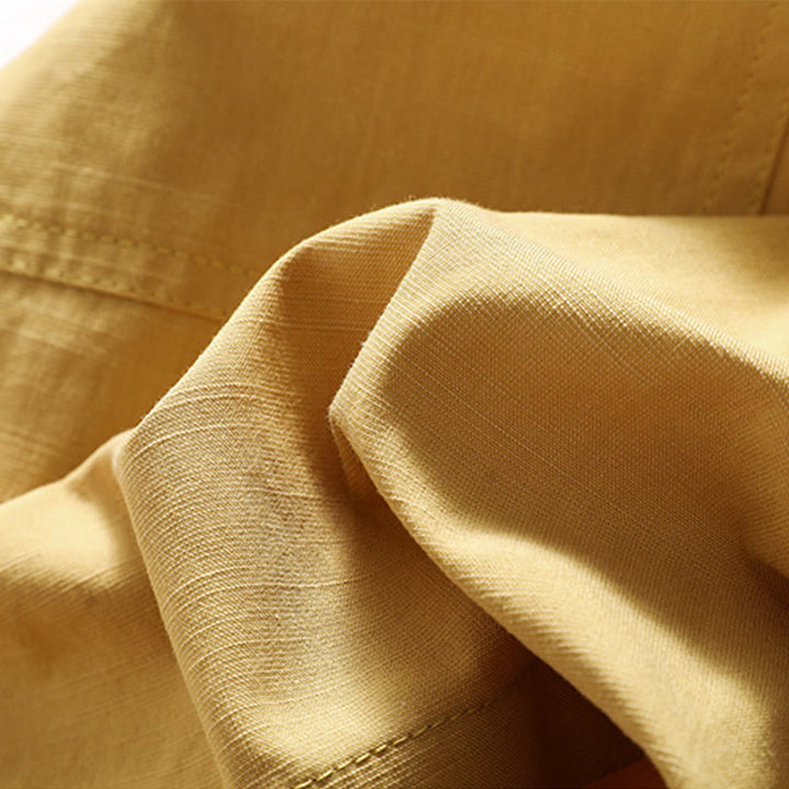 Pantalones cortos de poliéster con cintura elástica y bolsillos para mujer, informales, de verano, con Buddha Stones - image 27