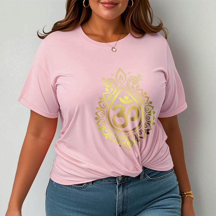 Camiseta con diseño OM de gotas de agua y Buddha Stones - image 13
