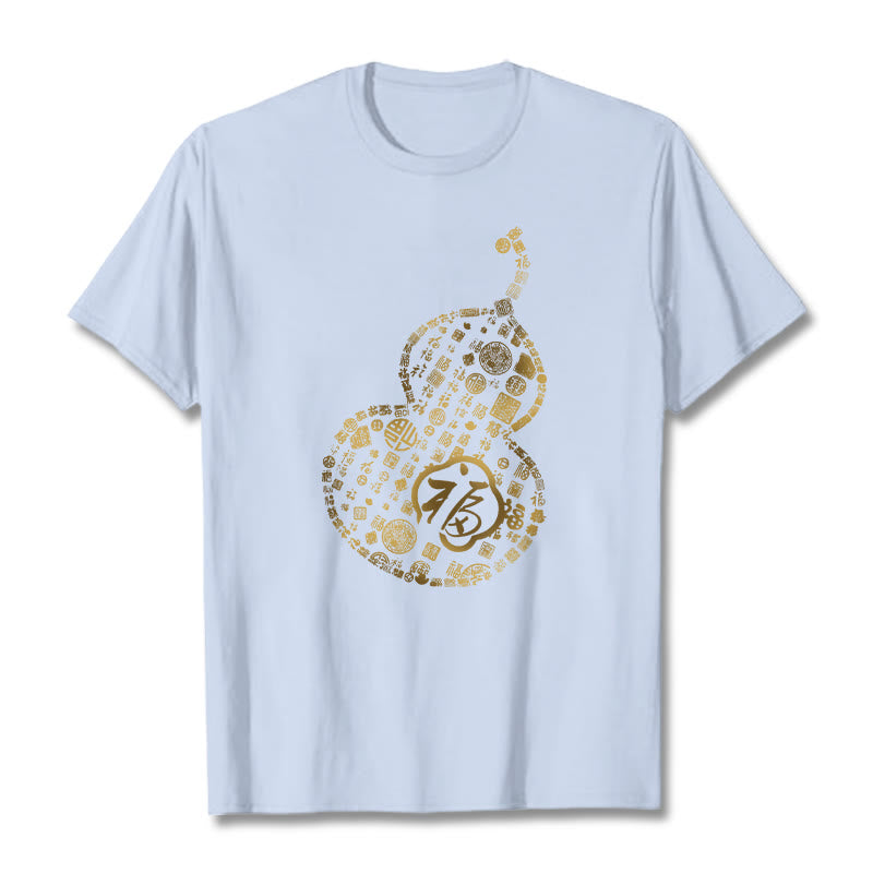 Camiseta con diseño de personaje de calabaza y Buddha Stones - Cian claro - 2XL - image 19