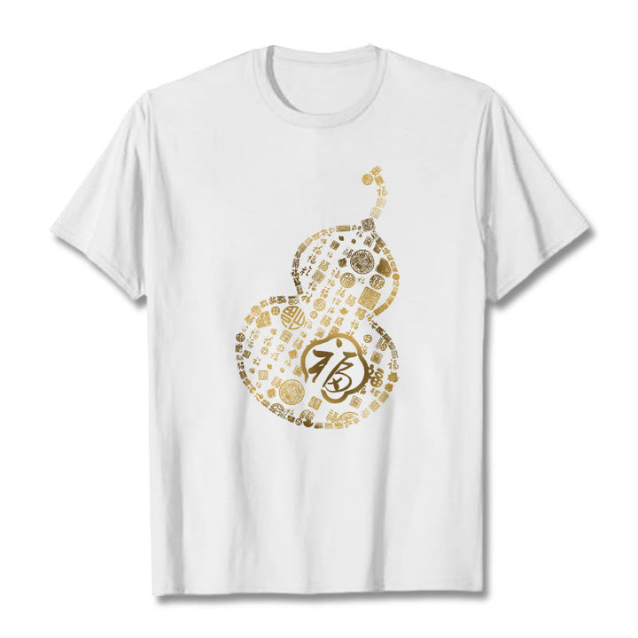 Camiseta con diseño de personaje de calabaza y Buddha Stones - Blanco - 2XL - image 6