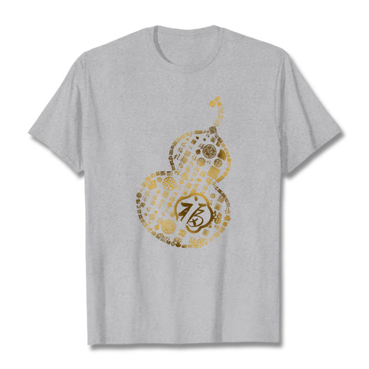 Camiseta con diseño de personaje de calabaza y Buddha Stones - Gris claro - 2XL - image 20