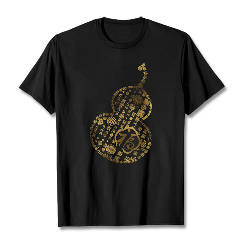 Camiseta con diseño de personaje de calabaza y Buddha Stones - Negro - 2XL - image 1