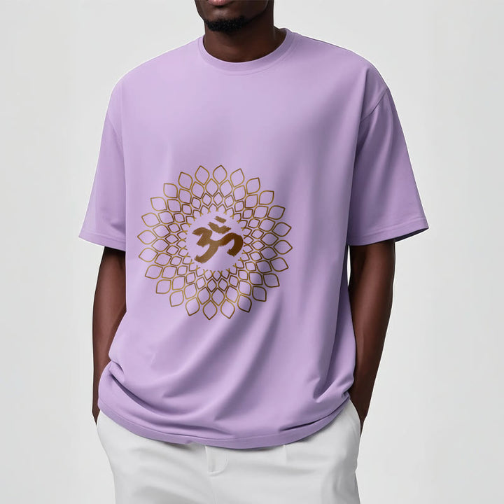 Camiseta con diseño OM de rombos y Buddha Stones - image 18