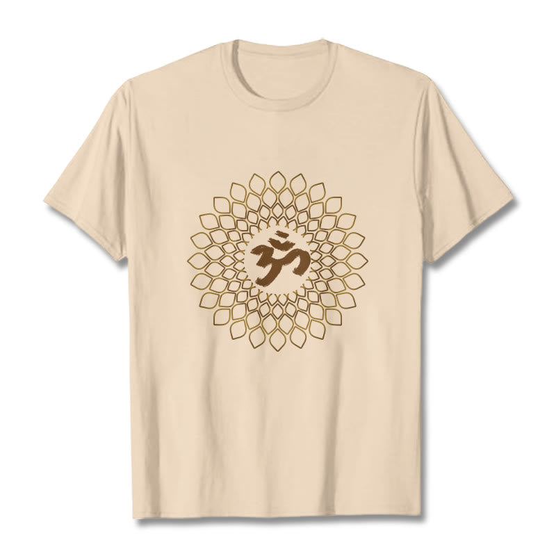 Camiseta con diseño OM de rombos y Buddha Stones - Sopa de mariscos - 2XL - image 9