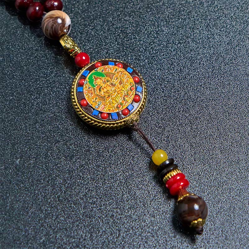 Buddha Stones, cuentas de madera tibetanas hechas a mano, Om Mani Padme Hum Samantabhadra Bodhisattva, colgante de collar de pureza - image 15