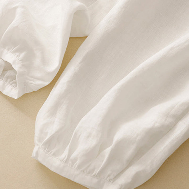 Pantalones tobilleros de color liso para mujer con bolsillos , de Buddha Stones, ideales para el verano. - image 9