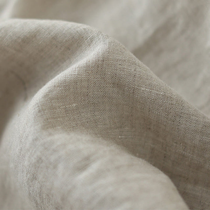 Pantalones de algodón de pierna ancha para mujer con bolsillos y diseño retro de patchwork de encaje liso de Buddha Stones Commute, longitud 7-8 - image 6