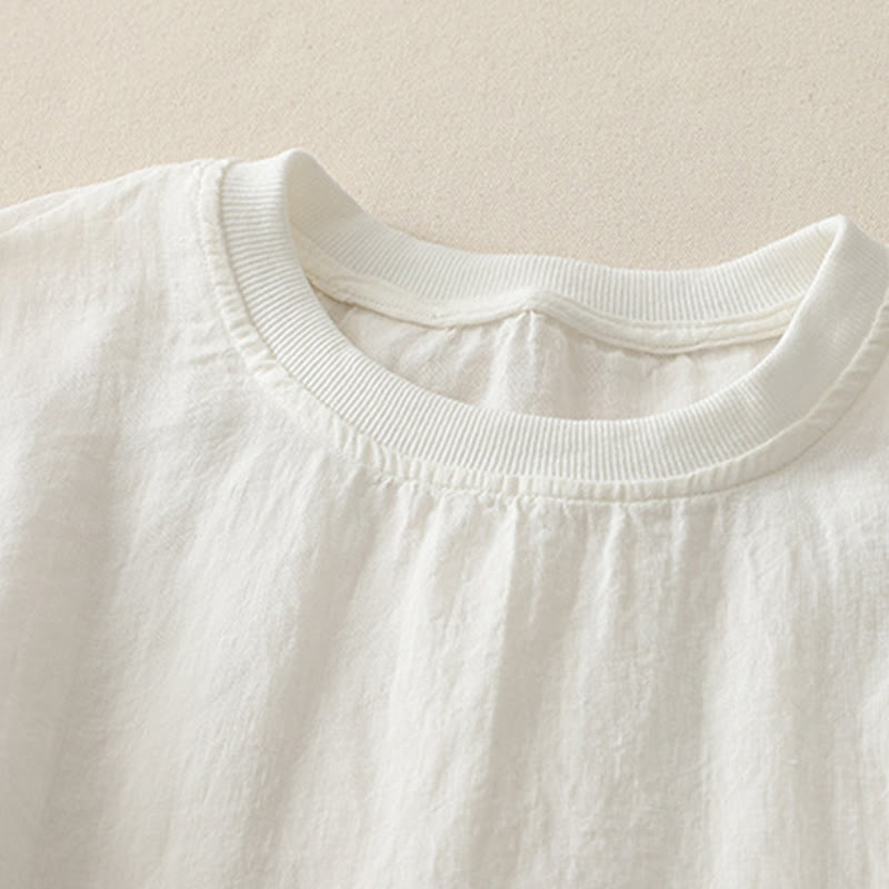 Camiseta de manga corta de poliéster para mujer con cuello redondo y diseño de Buddha Stones. - image 5