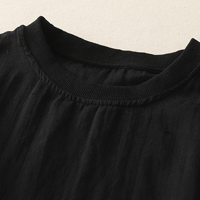 Camiseta de manga corta para mujer con cuello redondo y diseño de Buddha Stones. - image 9