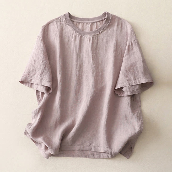 Camiseta de manga corta de poliéster para mujer con cuello redondo y diseño de Buddha Stones. - Cardo - US14，UK/AU18，EU46 (2XL) - image 20