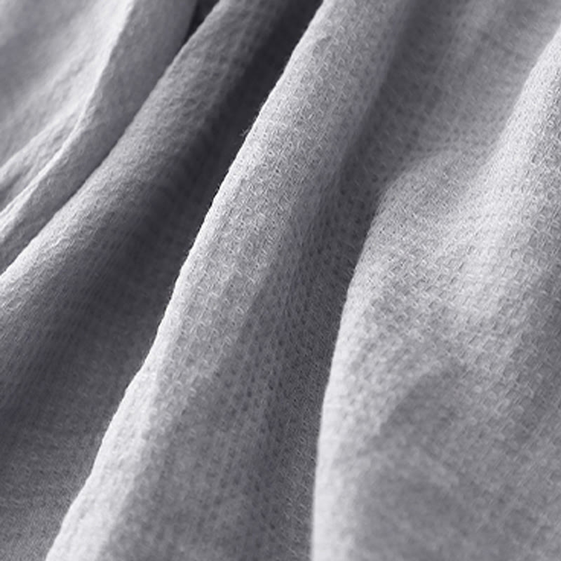 Camisa de mujer de manga tres cuartos con diseño de Buddha Stones y botones con cordones. - image 5
