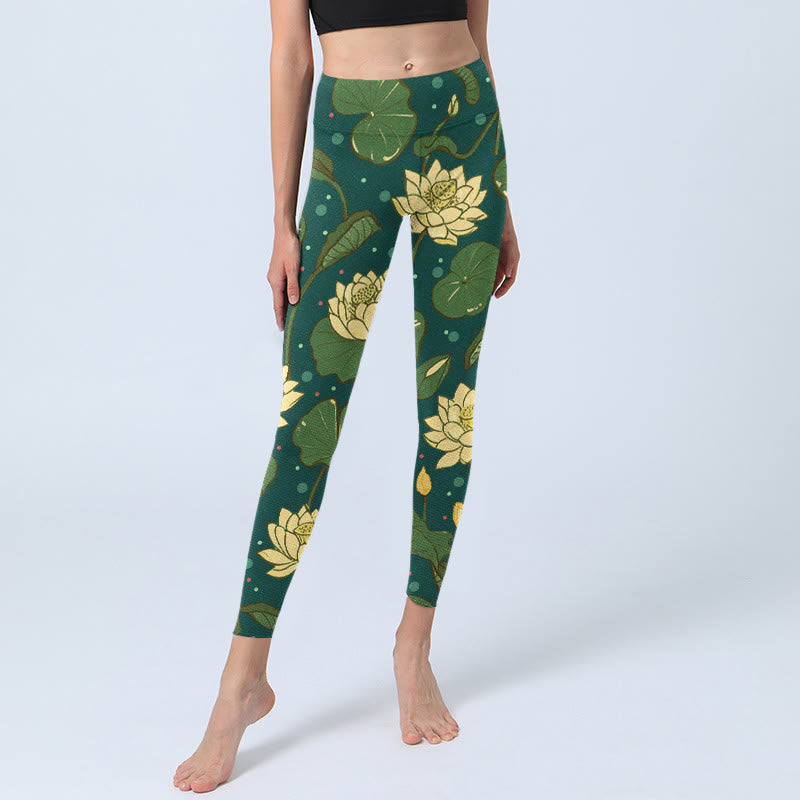 Leggings de yoga para mujer con estampado de Buddha Stones - image 6
