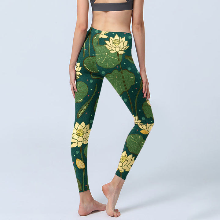 Leggings de yoga para mujer con estampado de Buddha Stones - image 5
