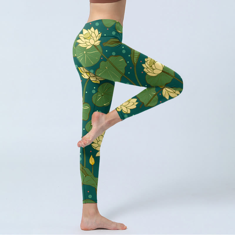 Leggings de yoga para mujer con estampado de Buddha Stones - image 4