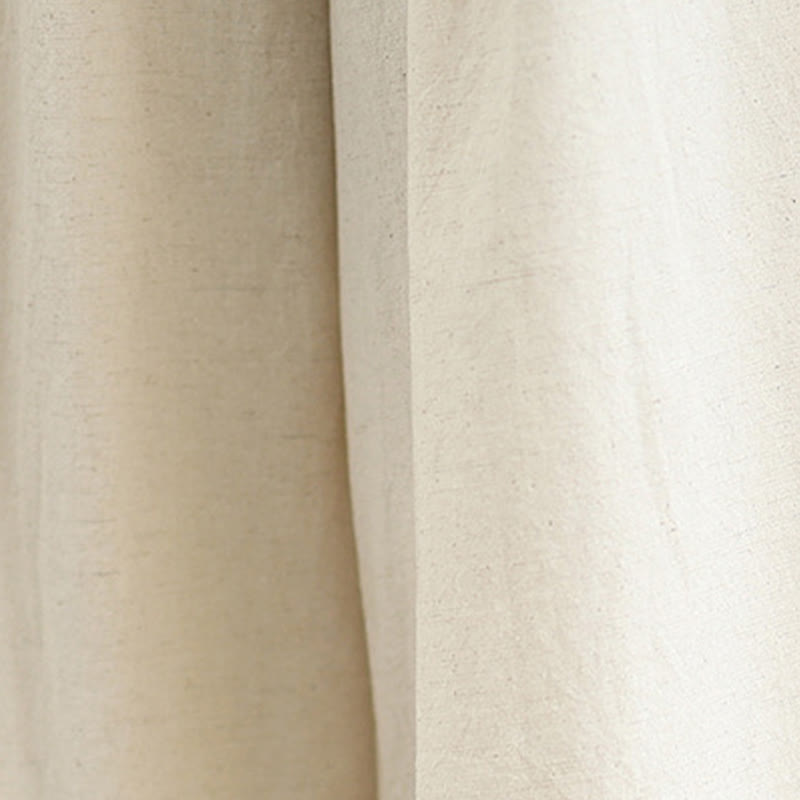 Pantalones de algodón de pierna ancha con bolsillos para mujer, modelo Buddha Stones Commute, diseño sencillo de encaje, largo 7-8. - image 9