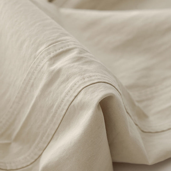 Pantalones de lino y algodón de cintura alta para mujer, de Buddha Stones Spring Commute, con pernera ancha y bolsillos, de color liso - image 6