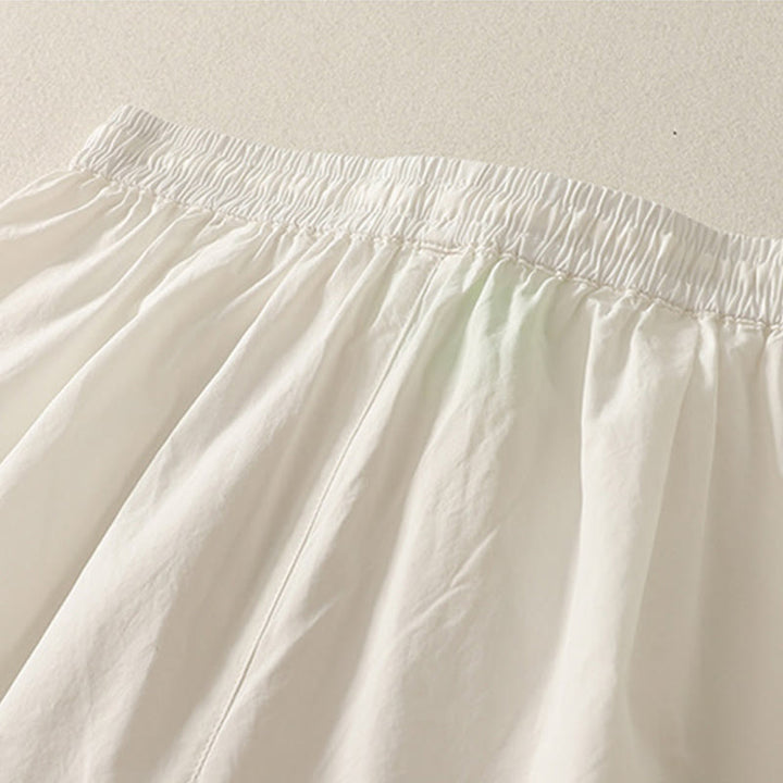Pantalones de algodón para mujer con diseño de patchwork, dobladillo con volantes y bolsillos, hasta el tobillo y cordón Buddha Stones . - image 10