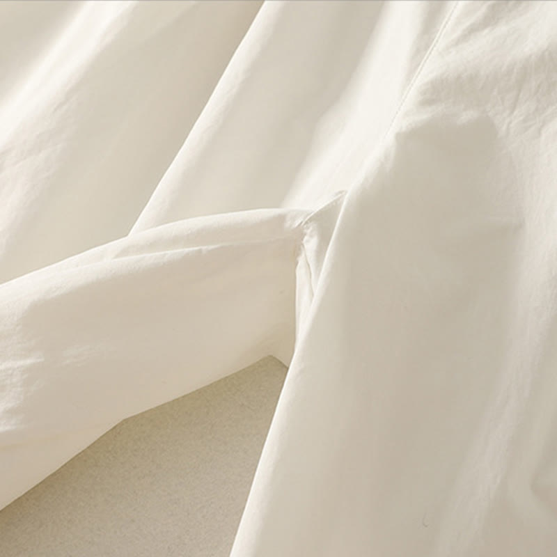 Pantalones de algodón para mujer con diseño de patchwork, dobladillo con volantes y bolsillos, hasta el tobillo y cordón Buddha Stones . - image 12