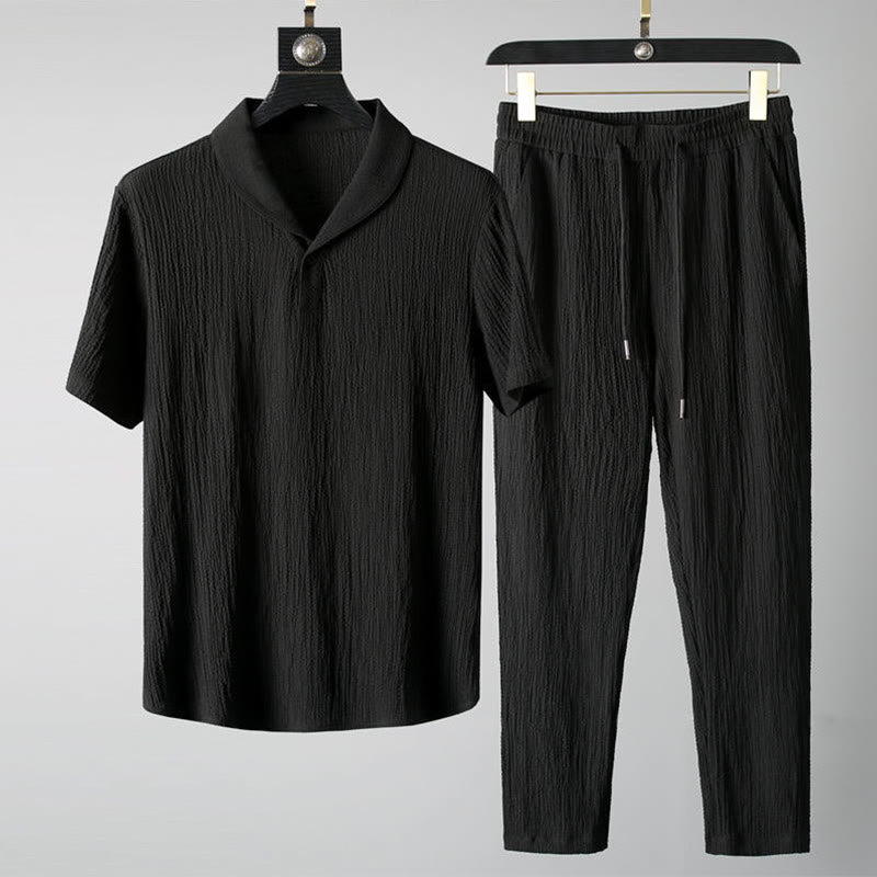 Conjunto de 2 Buddha Stones para hombre - Negro - US/UK/AU46, EU56 (5XL) - image 0