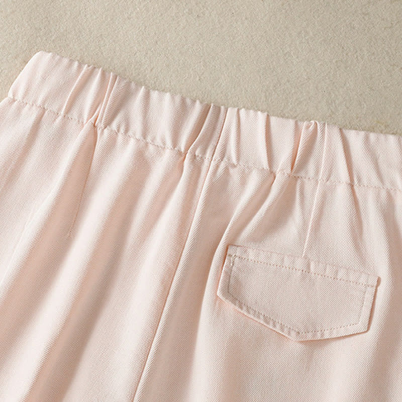 Pantalones casuales de encaje con diseño de patchwork de Buddha Stones para mujer, cintura alta, pierna ancha, largo hasta el tobillo, con bolsillos y cremallera. - image 13